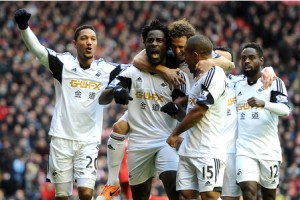 Swansea would not lie down at Anfield